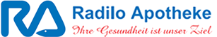 Logo Radilo Apotheke in weiß